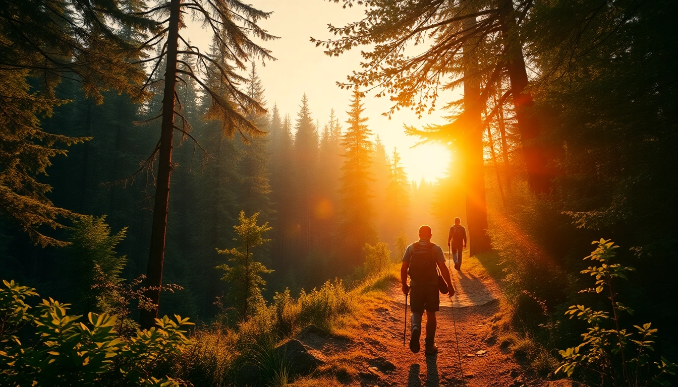 Hikers on a scenic trail in Indonesia, capturing the essence of hiking adventures amidst tropical nature, perfect for inspiring outdoor enthusiasts.