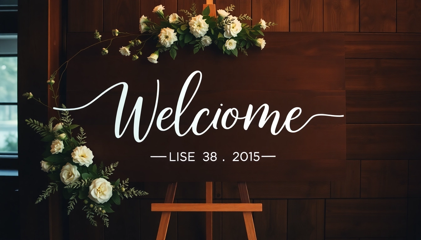 5 Expert Tips to Create a Stunning Wedding Welcome Sign That Sets the Tone