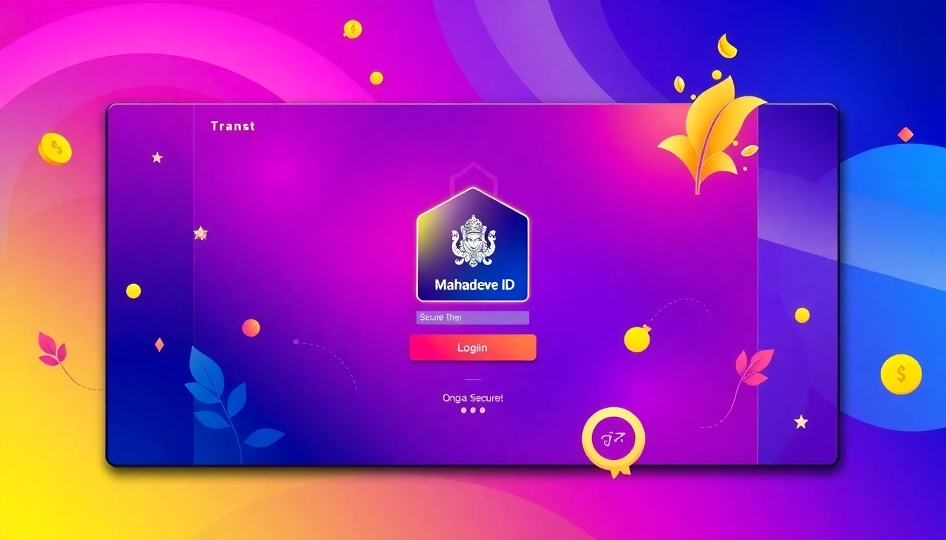 Mahadev ID registration process on secure betting platform with user-friendly interface and modern design, emphasizing trust.