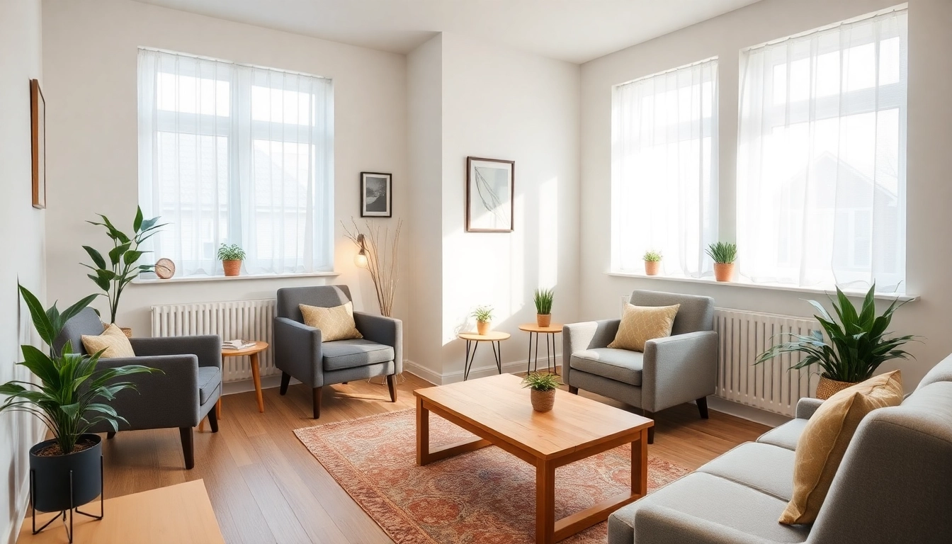 Psychoterapia Lublin: a welcoming therapy space designed for comfort and mental well-being.