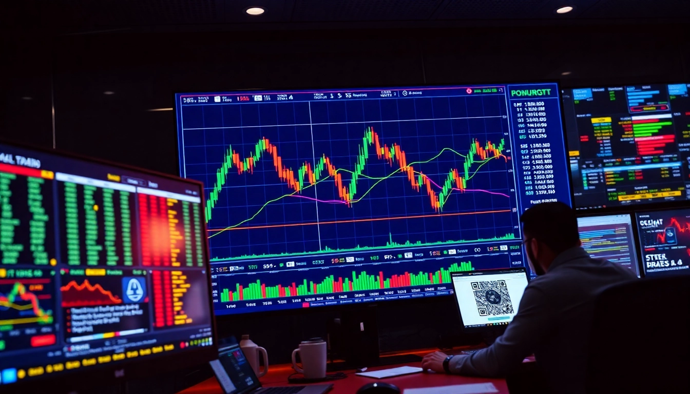 Trading view platform showing live stock and crypto charts for active traders and investors